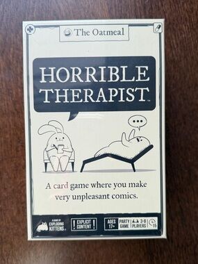 Horrible Therapist Card Game - Cream
